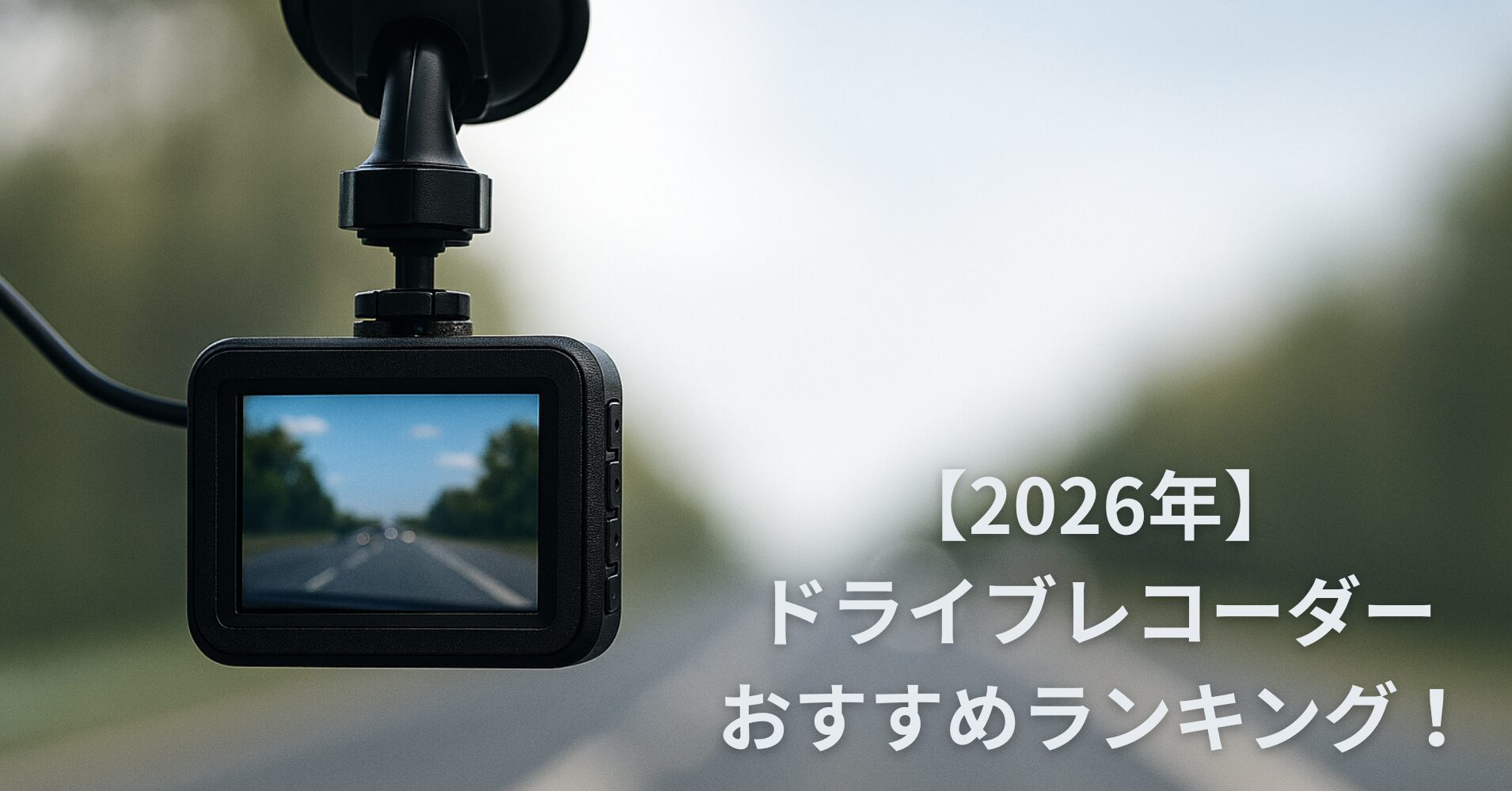 【2026年】ドライブレコーダーおすすめランキングTOP10！