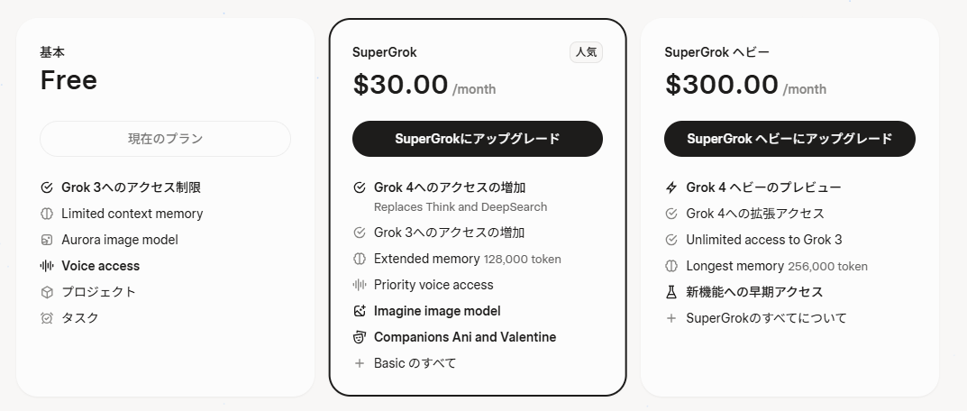 世界No.1のAI？【Grok4（グロック）】が無料提供開始！