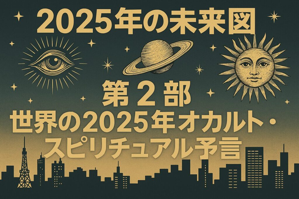 2025年に本当に起こるの？ 都市伝説・予言・オカルトを徹底検証 －第2部 世界編－