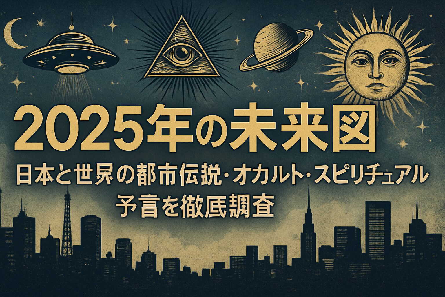 2025年に本当に起こるの？ 都市伝説・予言・オカルトを徹底検証