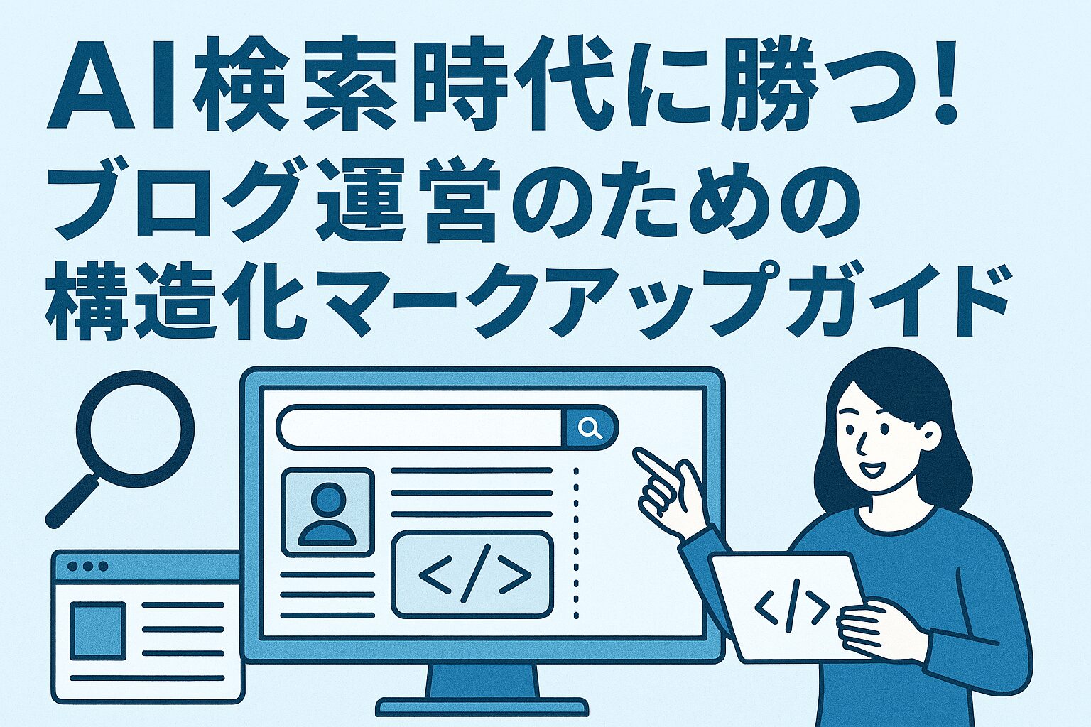 AI検索時代に勝つ！ブログ運営のための構造化マークアップガイド