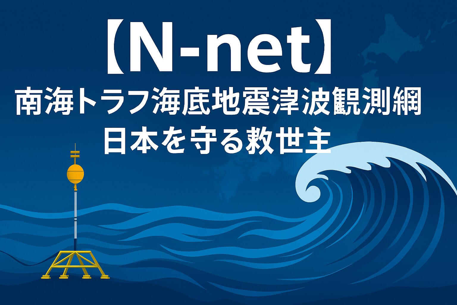 【N-net】南海トラフ海底地震津波観測網 | 日本を守る救世主