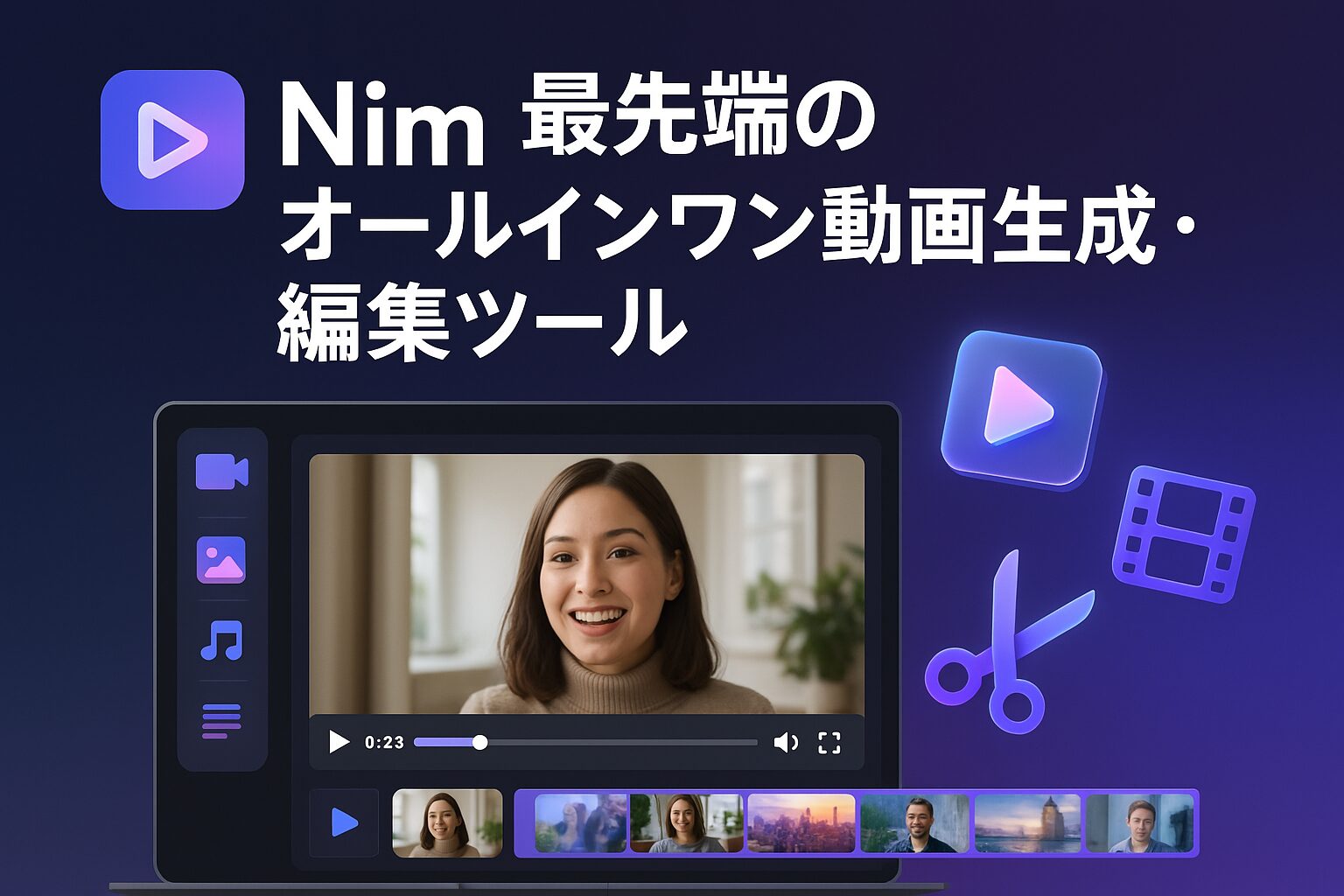 【Nim（二ム）】気軽に楽しめる動画生成・編集AIツール