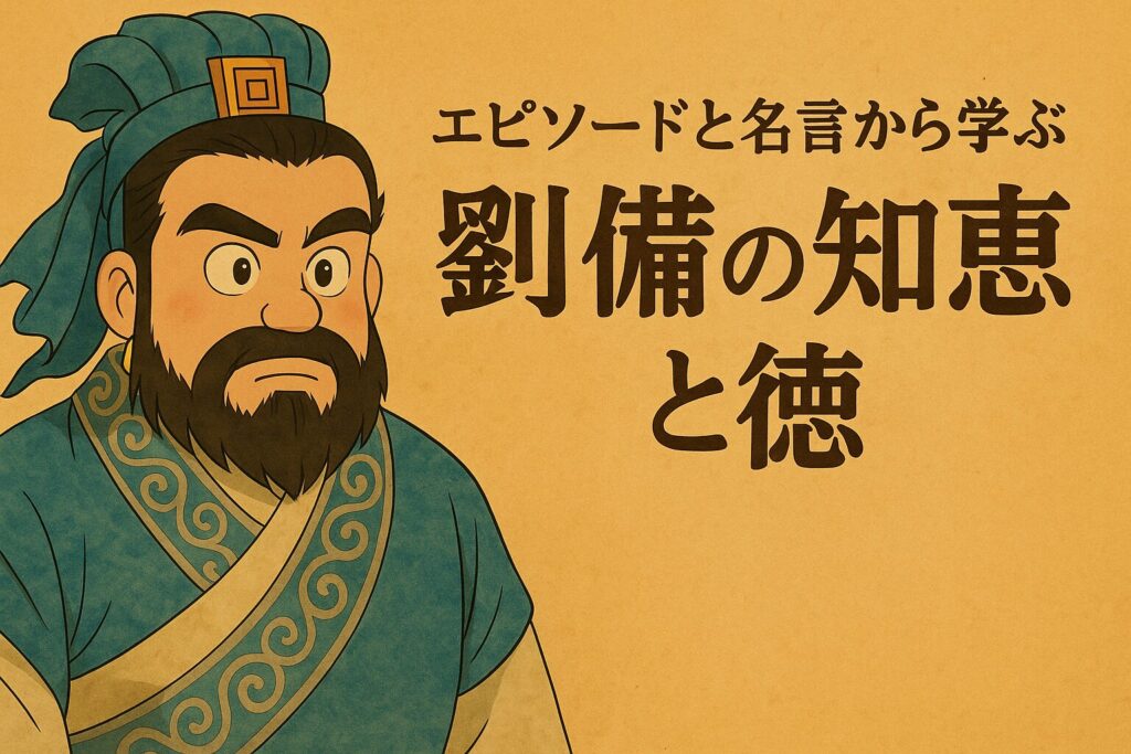 【エピソードと名言から学ぶ】劉備の知恵と徳 現代に伝えるもの