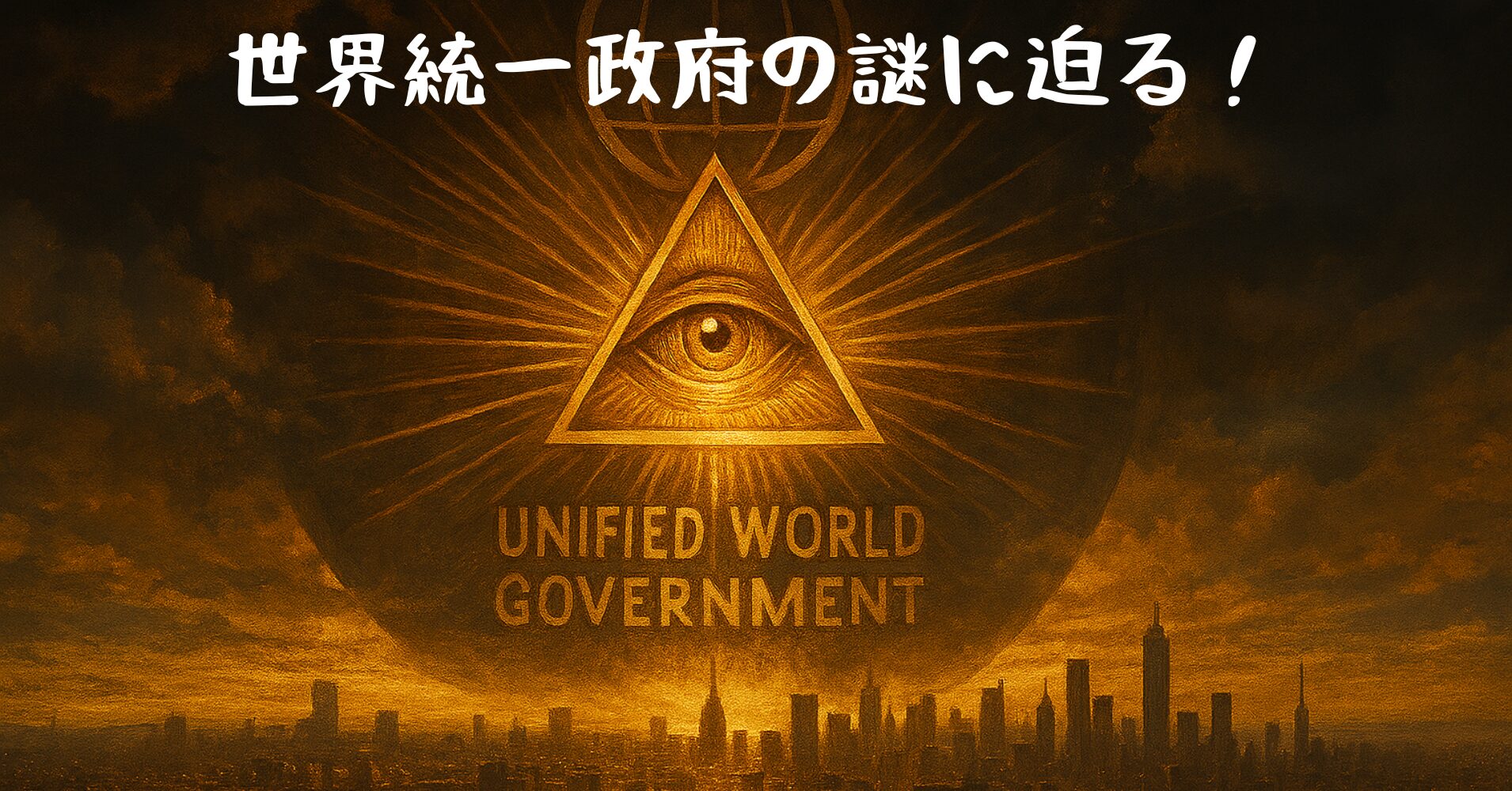 【世界統一政府の謎を解く】陰謀論と預言の交差点で見えてくる未来