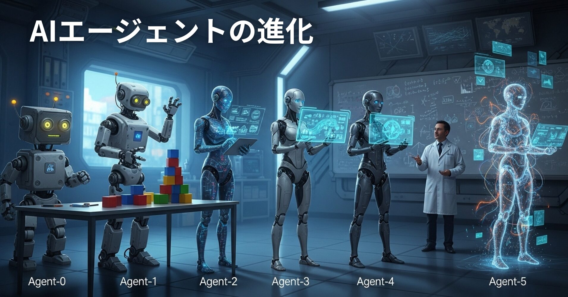 【AIエージェントの進化】Agent-0からAgent-5までを解説