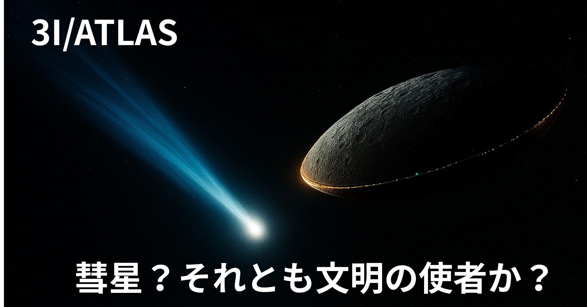 【2025年10月29日】3I/ATLASは彗星か文明の使者か？