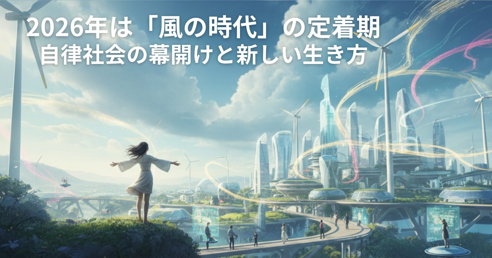 【2026年は⾵の時代定着期】⾃律社会の幕開けと新しい⽣き⽅