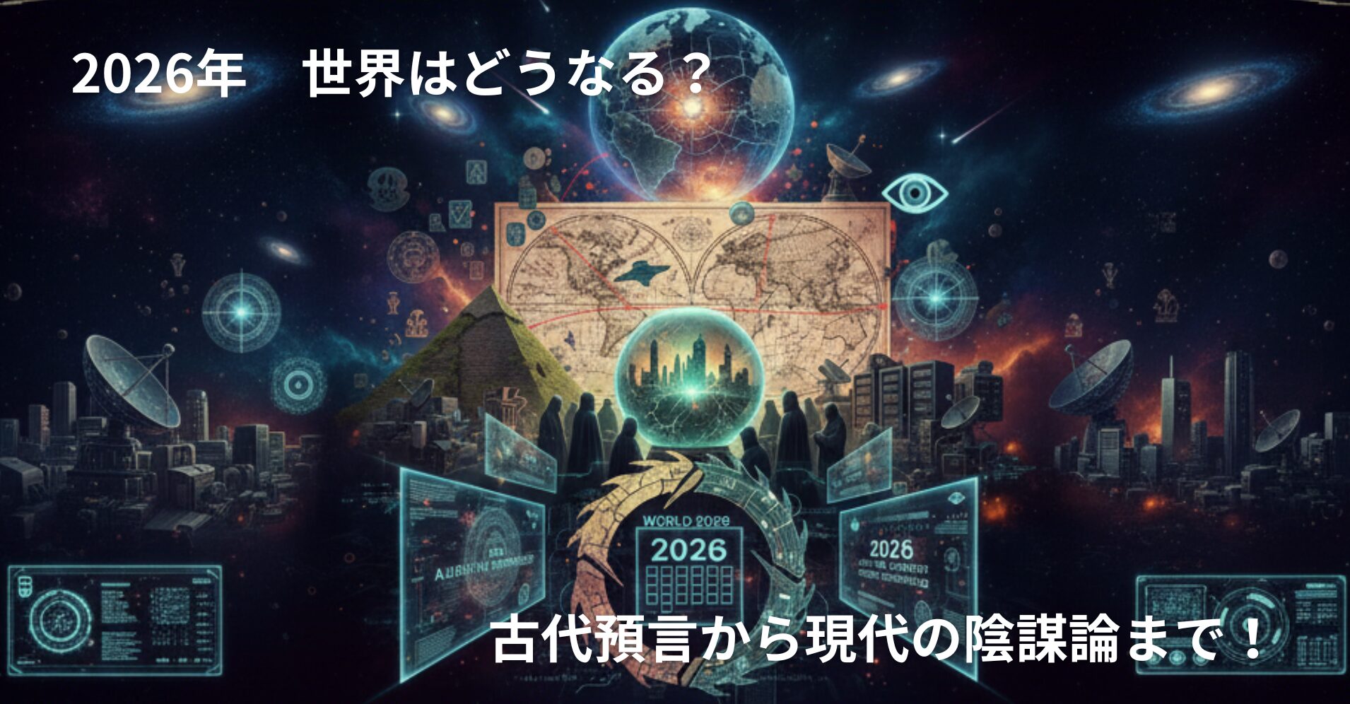 【2026年】世界はどうなる？古代預言から現代の陰謀論まで！