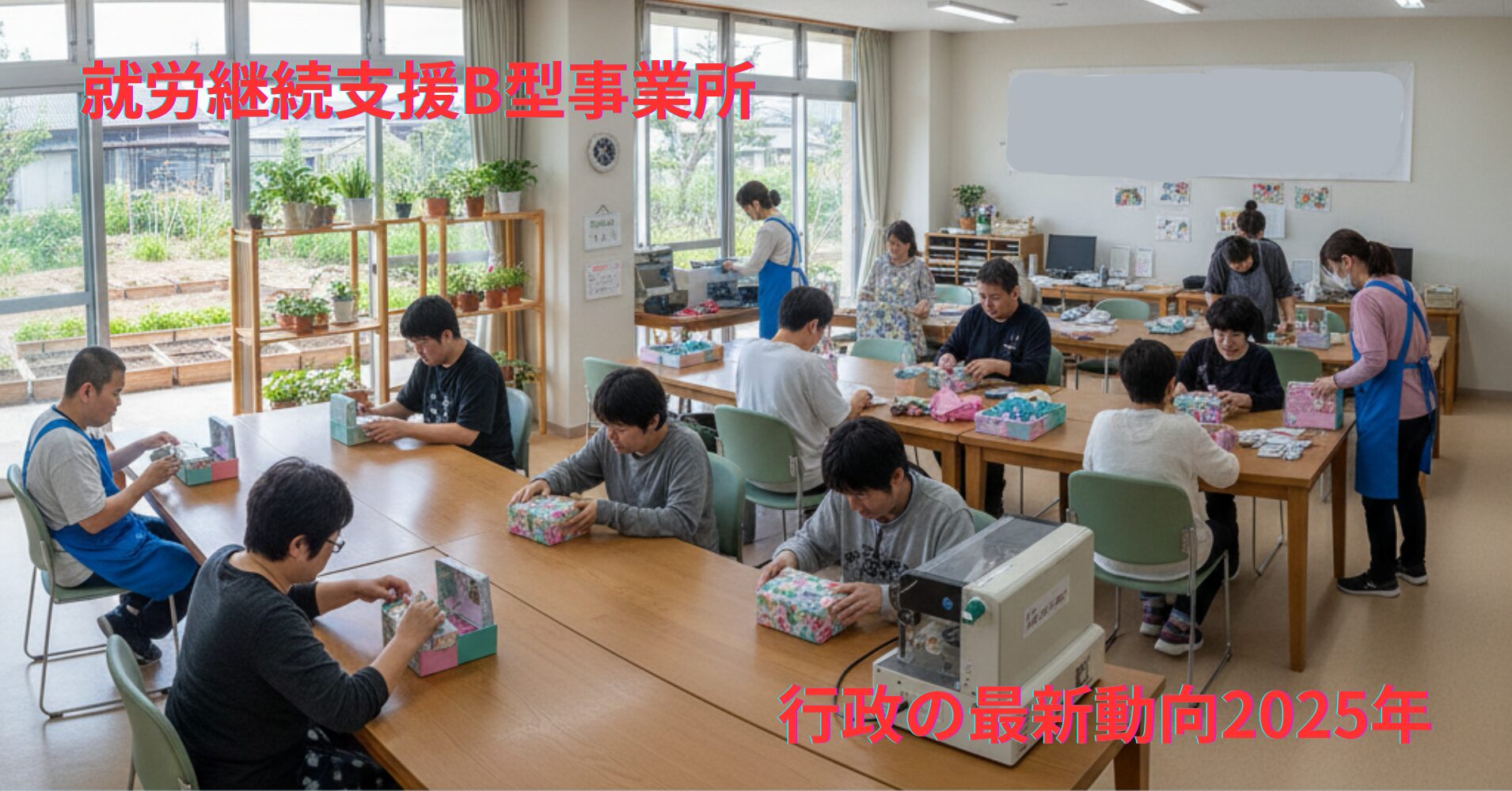 【就労継続支援B型事業所】行政の最新動向2025年！