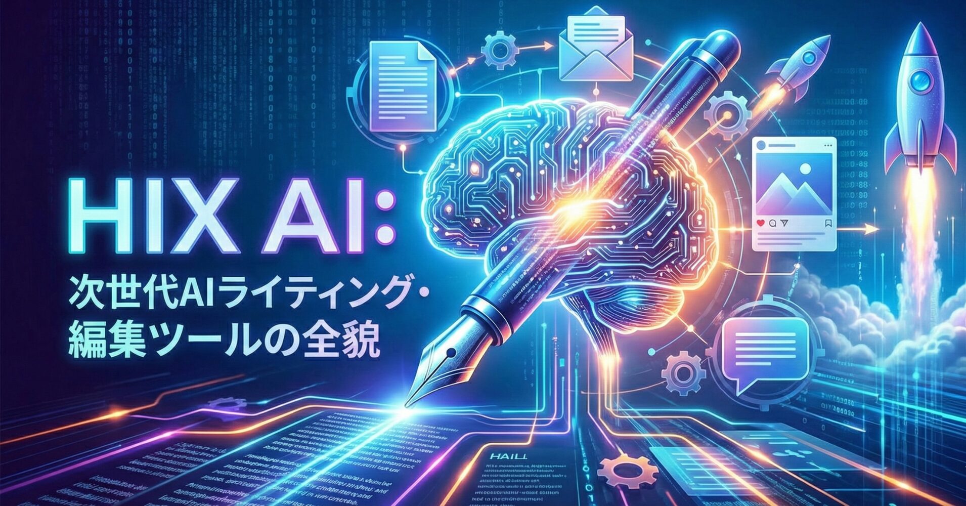 【HIX（ヒックス）AI】AIライティングプラットフォーム！