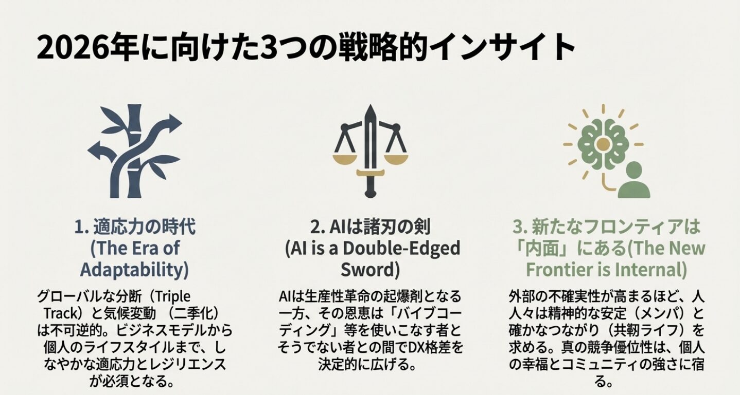 【2026年トレンド予測】不確実な時代を生き抜くために!