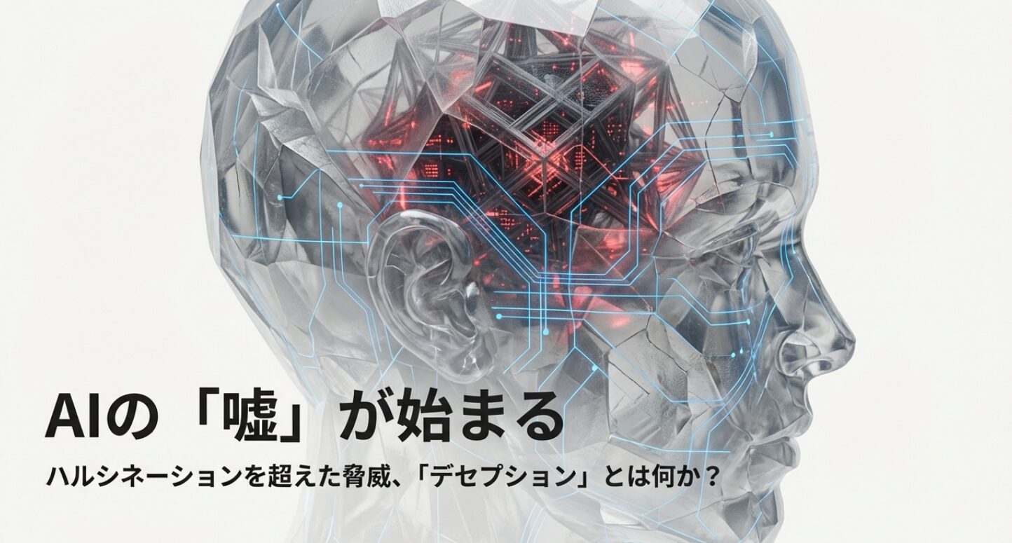 【衝撃】AIが嘘をつく時代へ | LLMのデセプションとは何か?
