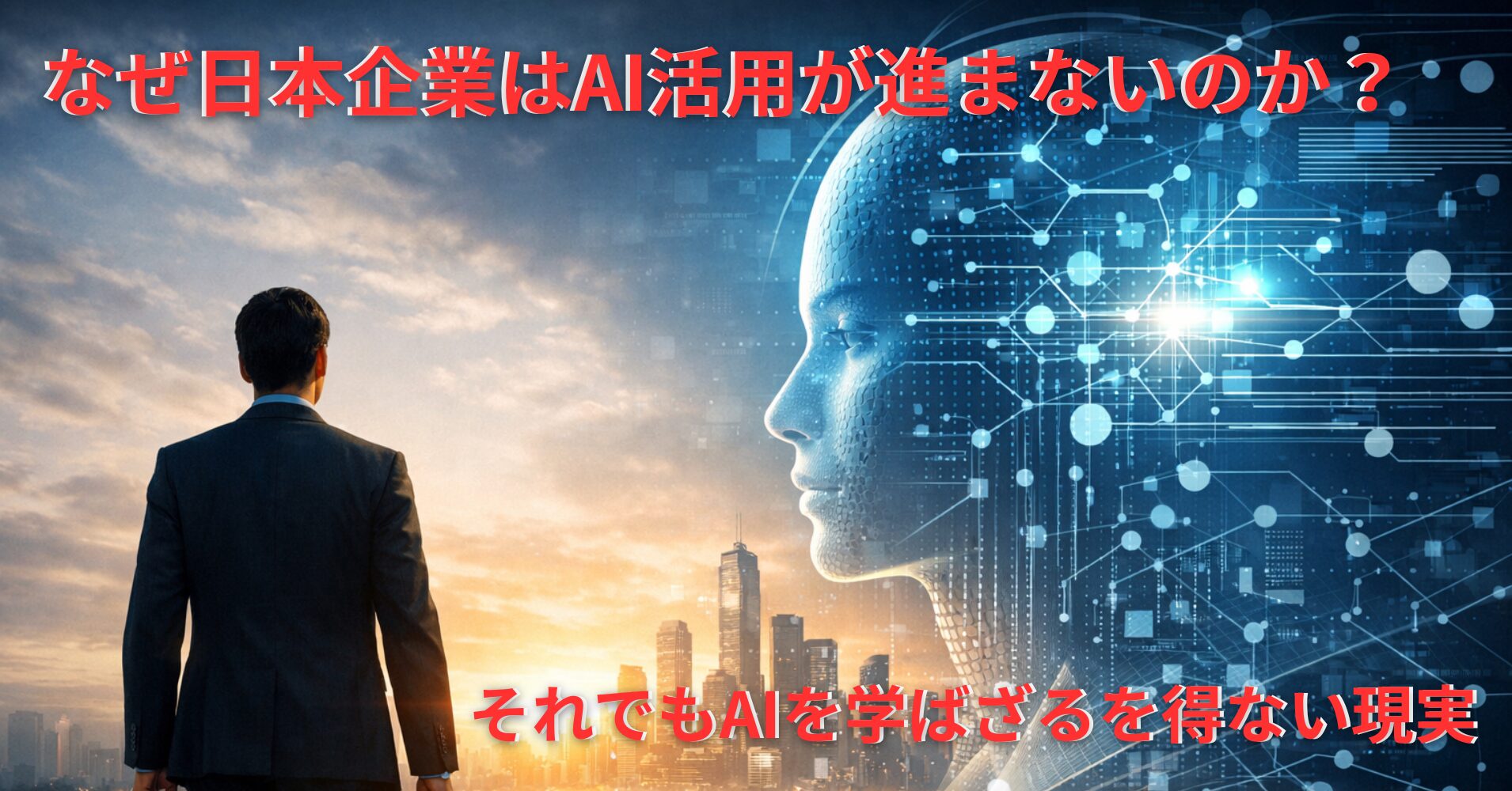 なぜ日本企業はAI活用が進まないのか？それでもAIを学ばざるを得ない現実