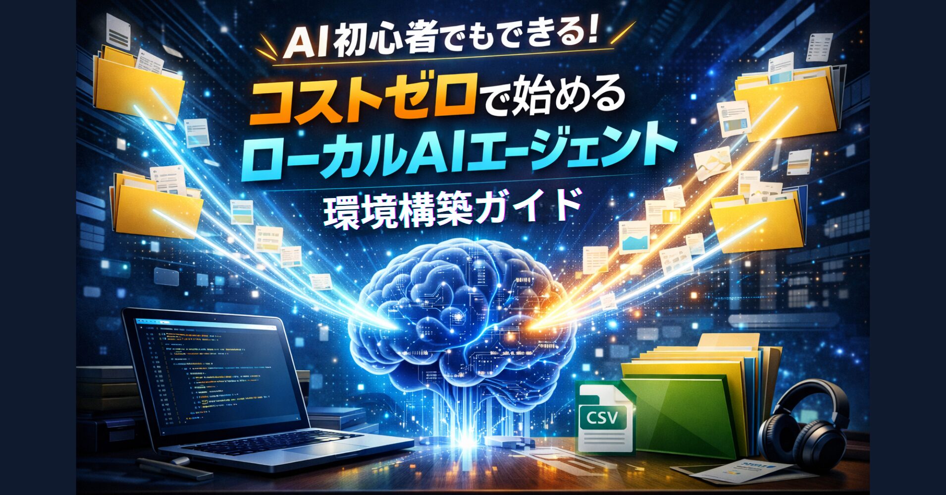 【AI初心者向け】コストゼロで始めるローカルAI環境構築方法