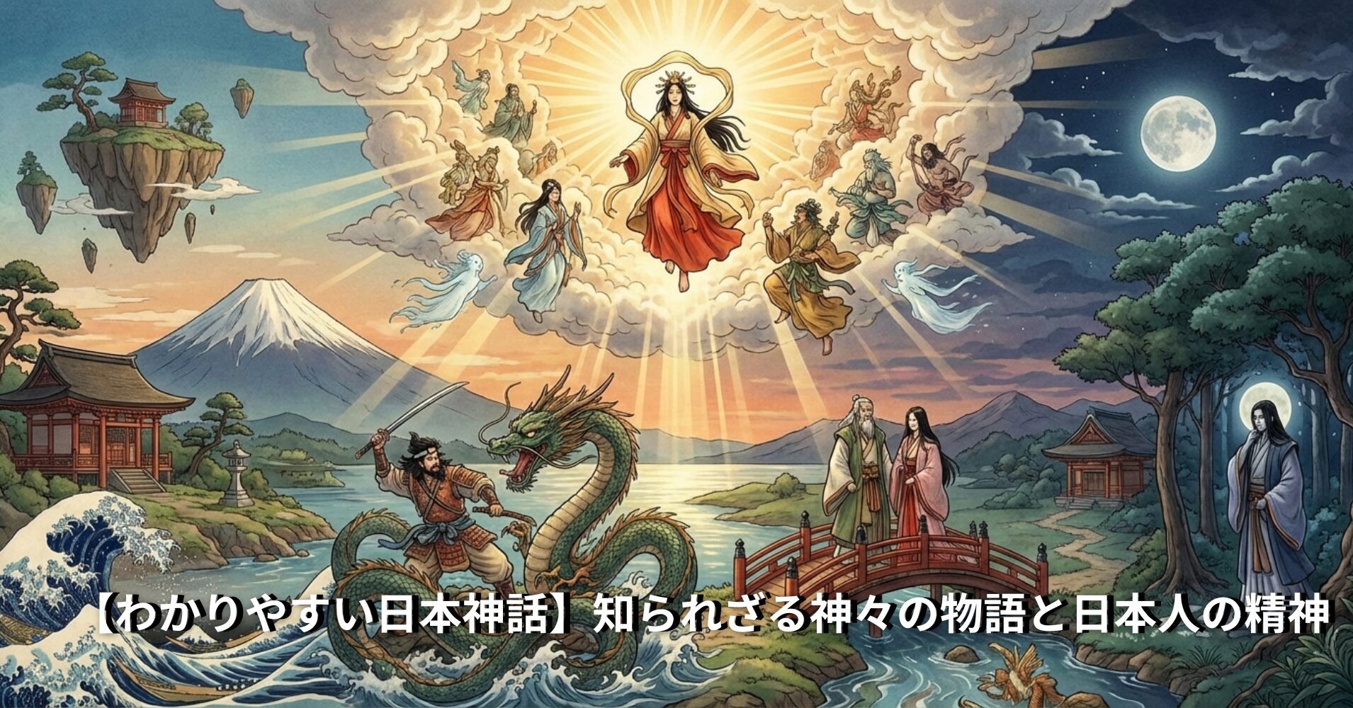【わかりやすい日本神話】知られざる神々の物語と日本人の精神