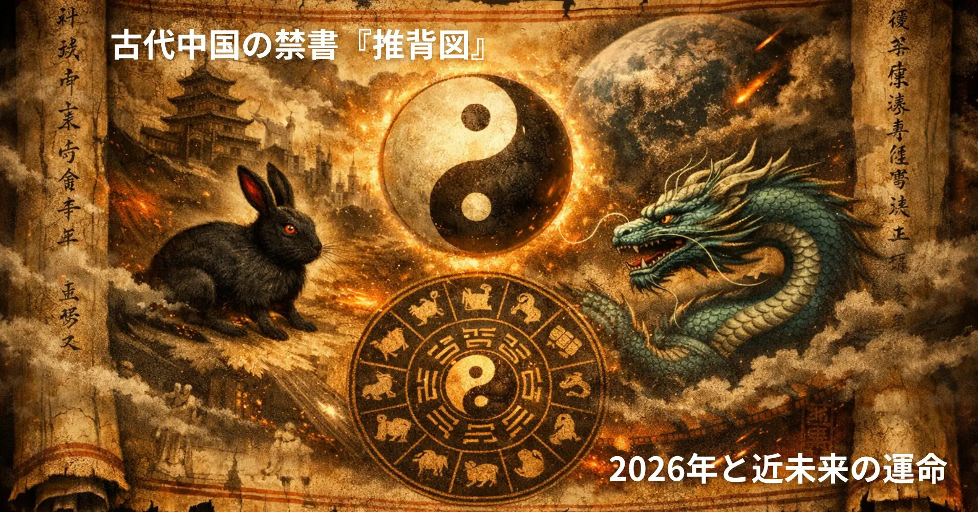 古代中国の禁書】的中率95%の予言書『推背図』が示す2026年と近未来の