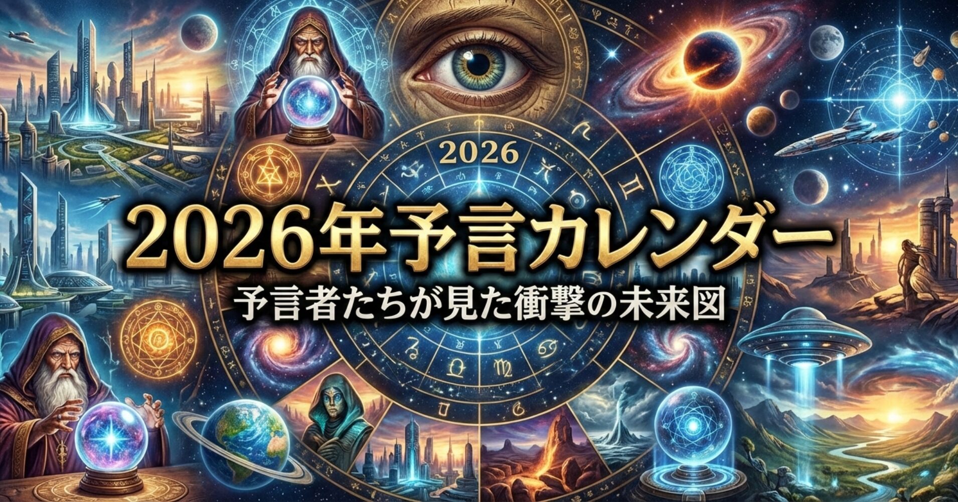 【2026年予言カレンダー】予言者たちが見た衝撃の未来図