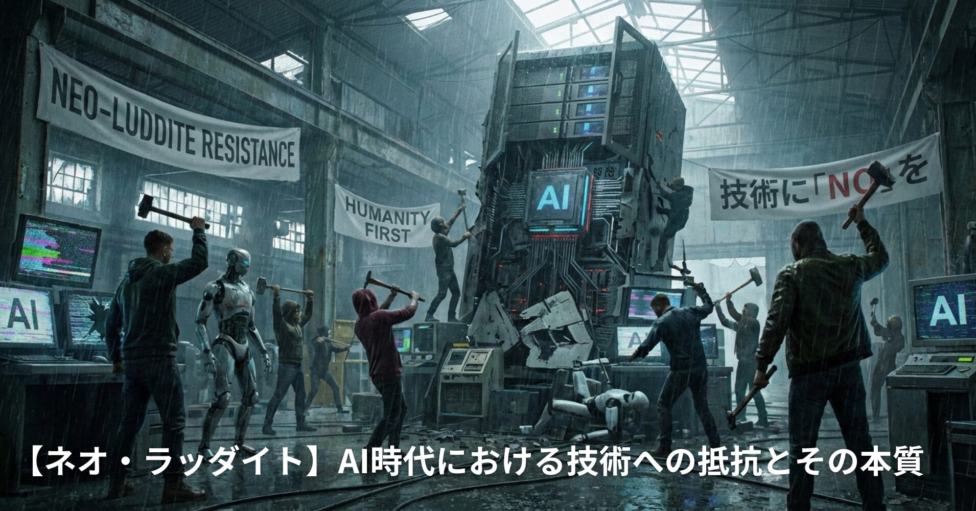 【ネオ・ラッダイト】AI時代における技術への抵抗とその本質
