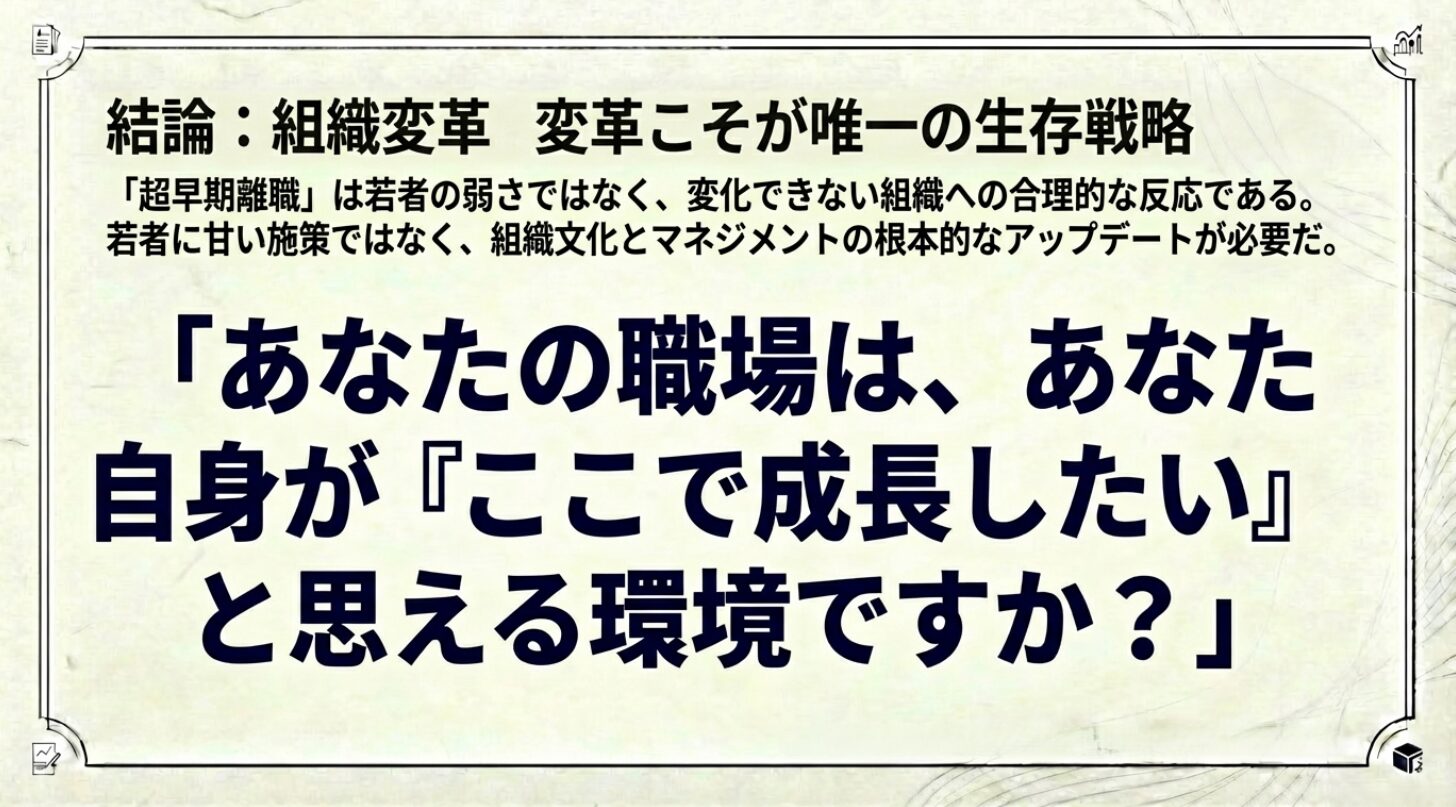 大企業でも加速する若者の【超早期離職】組織変革の未来