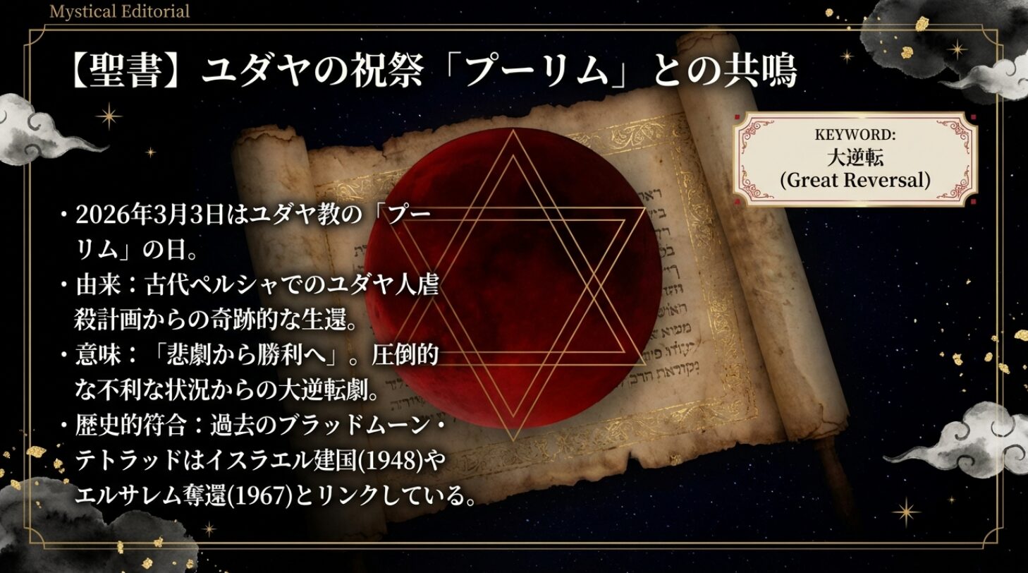【2026年3月3日】皆既月食のひな祭りが告げる世界の大転換