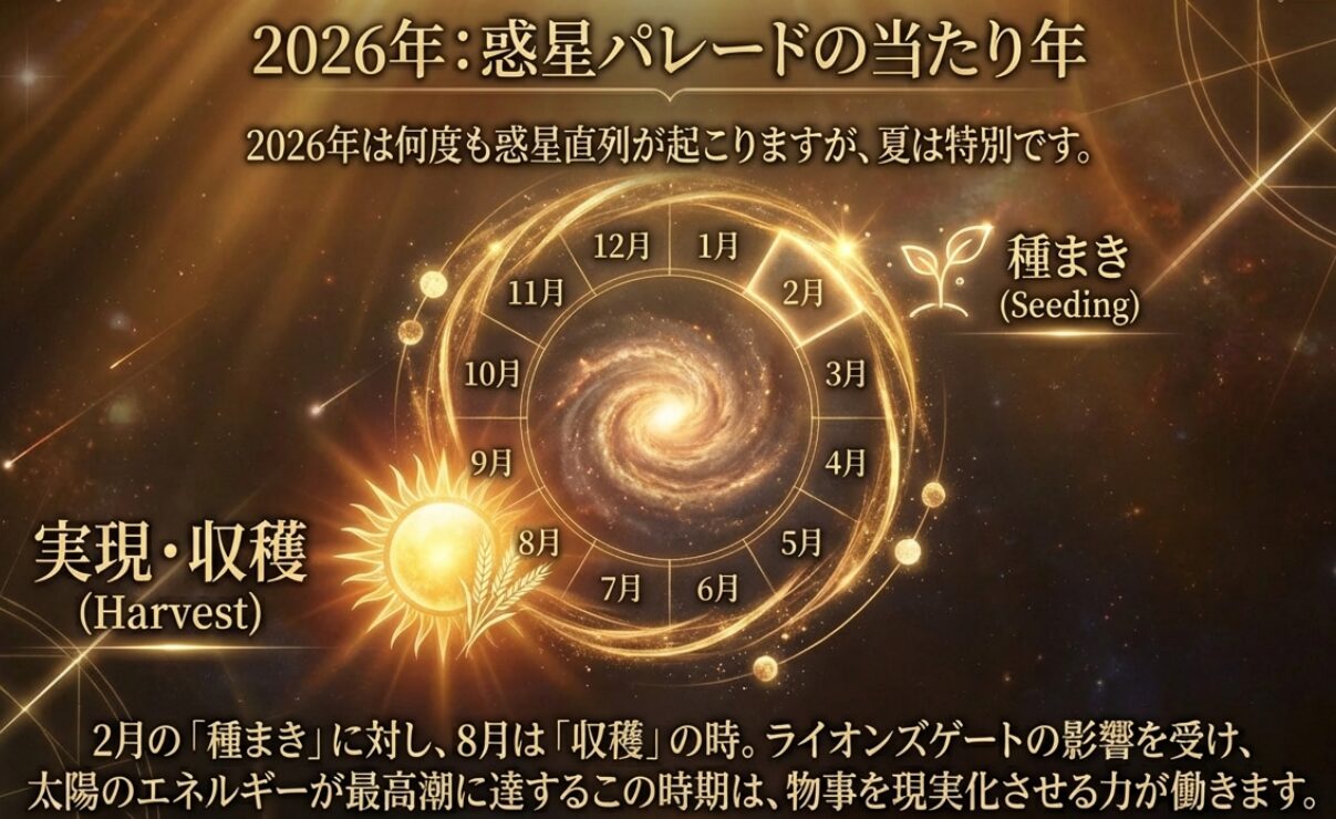 【2026年8月12日】夏の大惑星直列！ペルセウス座流星群とのダブル天体ショー