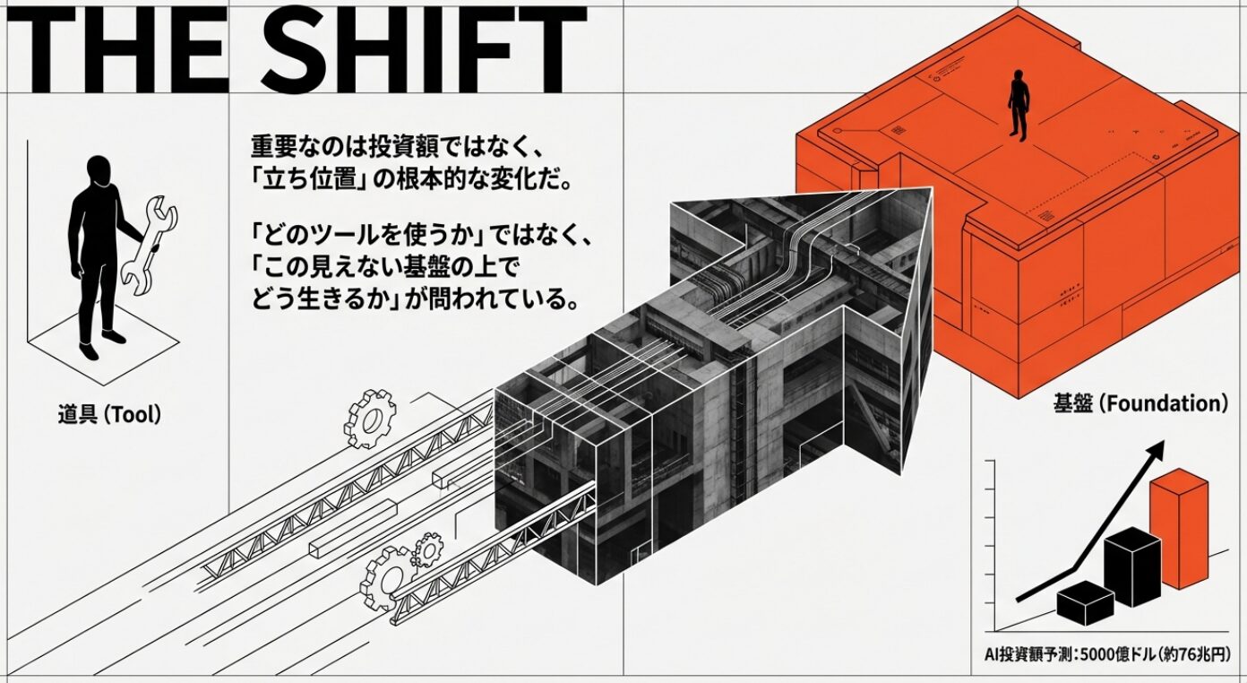 【AIは道具じゃない】10年後の未来を左右する知っておきたい5つの変化