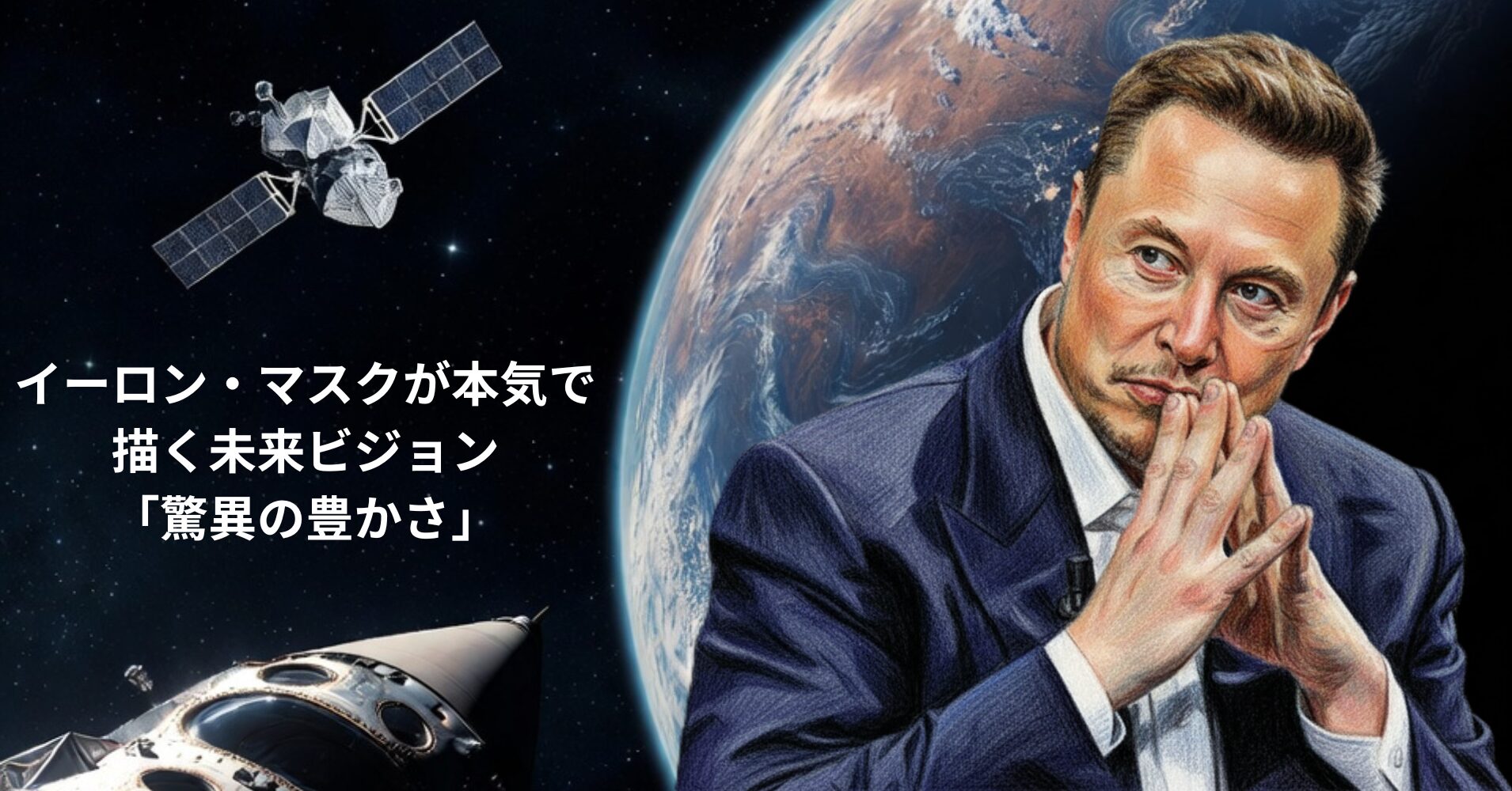【イーロン・マスク】本気で描く未来ビジョン「驚異の豊かさ」