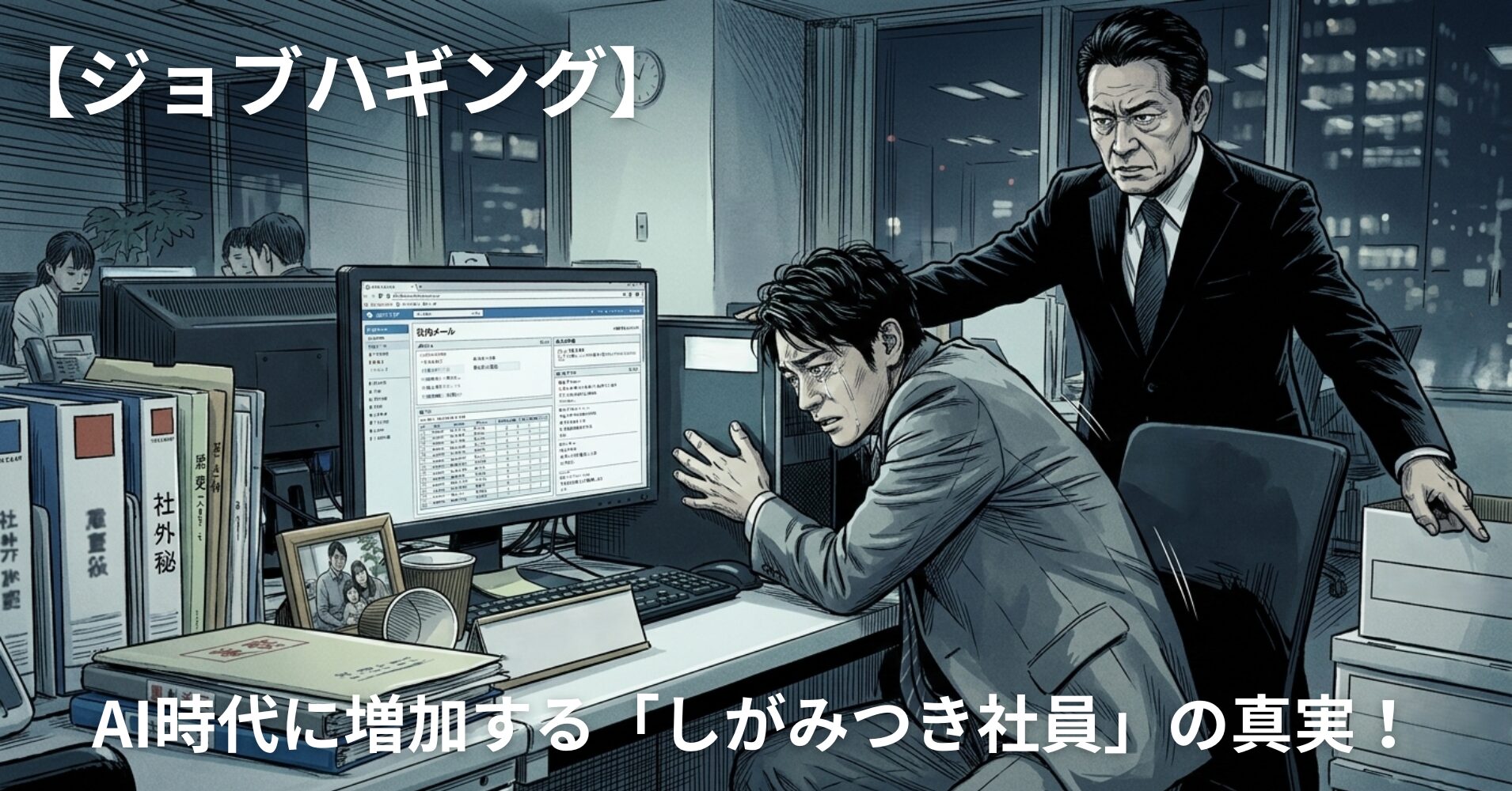 【ジョブハギング】AI時代に増加する「しがみつき社員」の真実！