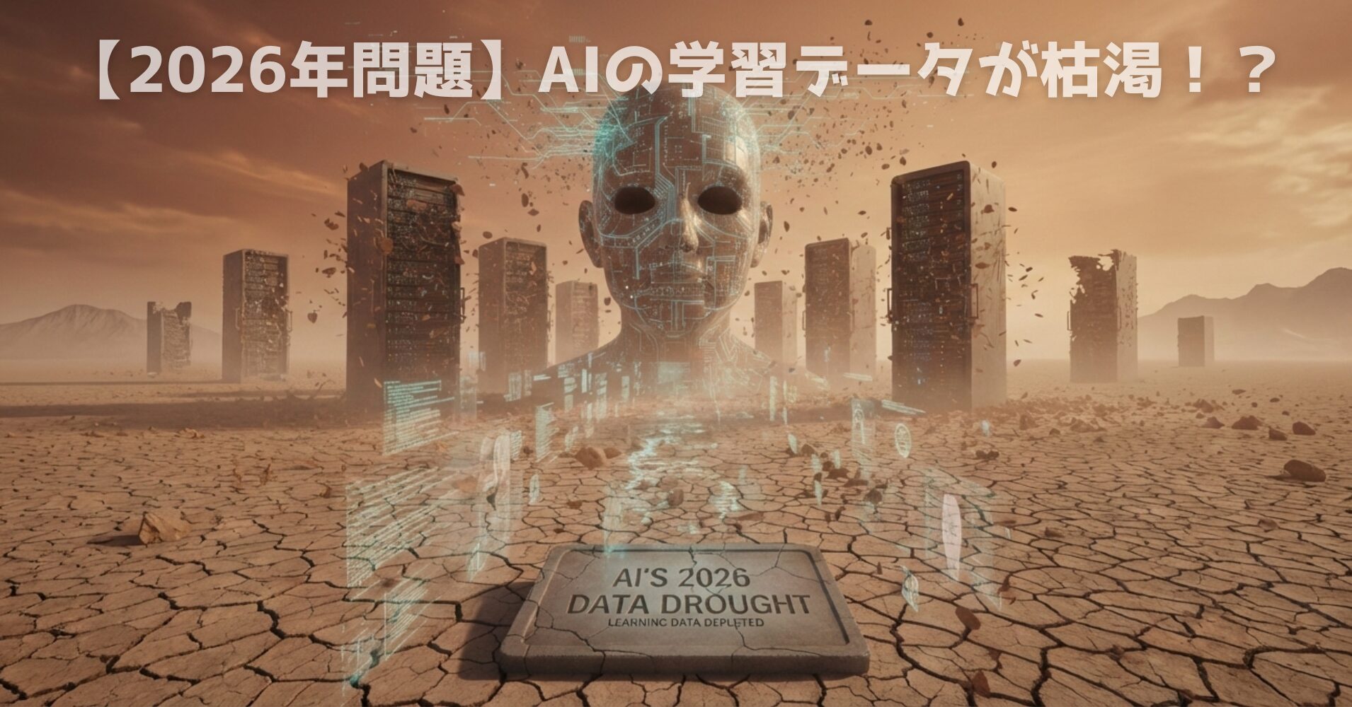 【AIの2026年問題】学習データが枯渇する？真相に迫ってみた！