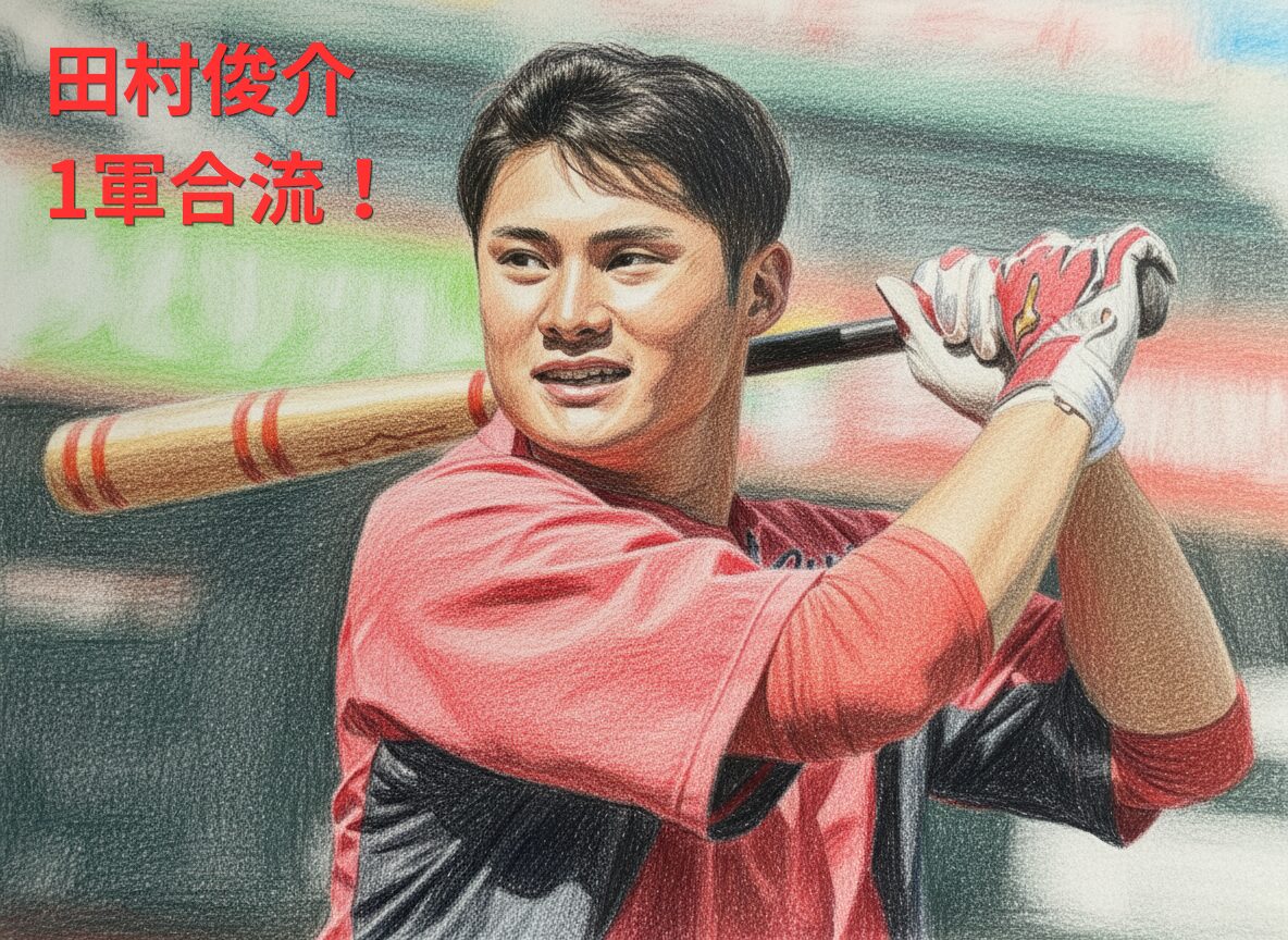 【広島東洋カープ 背番号60 田村俊介】2026年に覚醒か！？