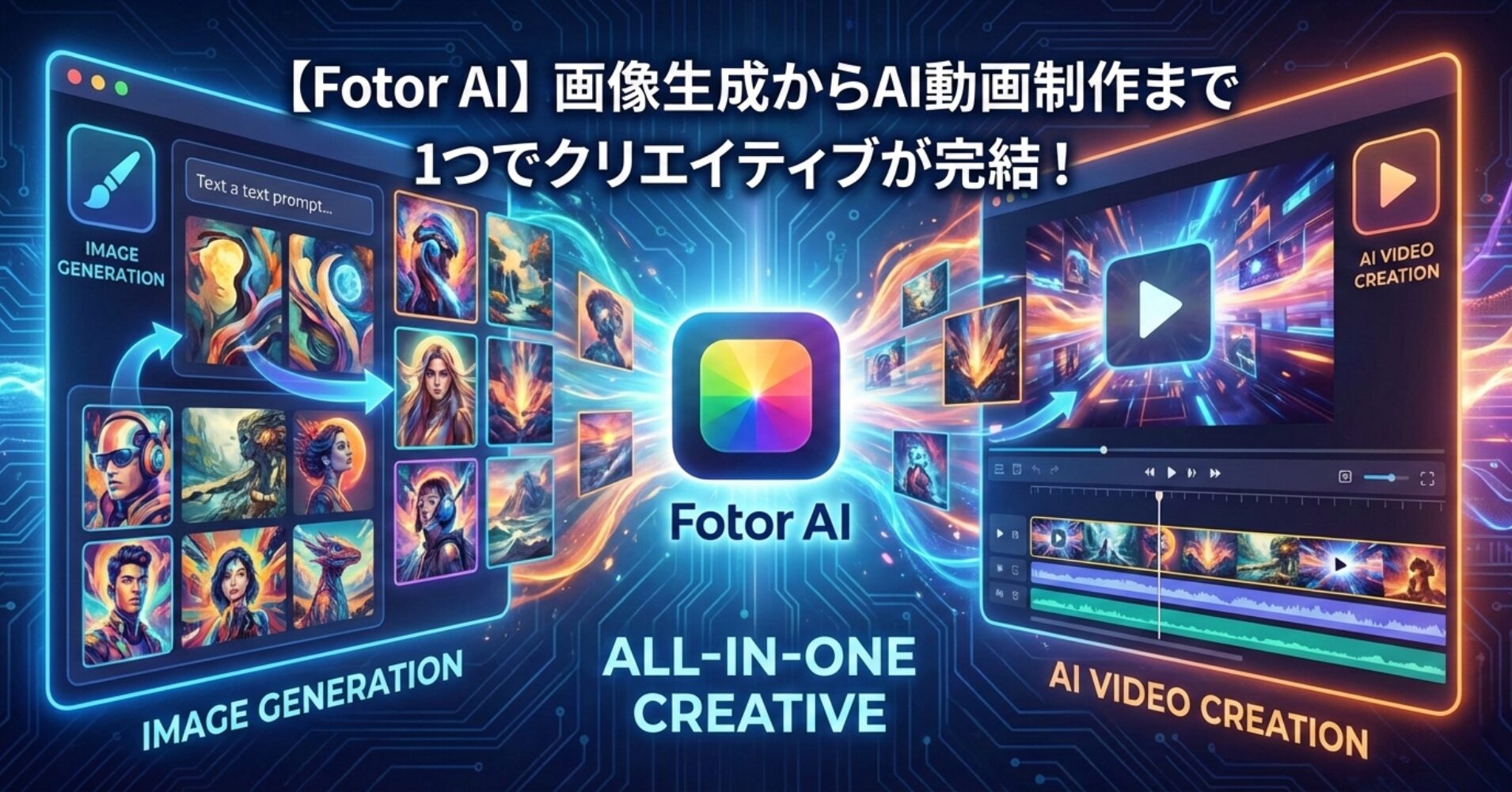 【Fotor AI】画像生成からAI動画制作まで1つでクリエイティブが完結！
