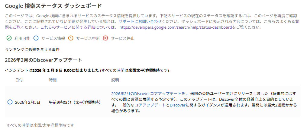 【2026年2月】Google Discoverコアアップデートを発表!