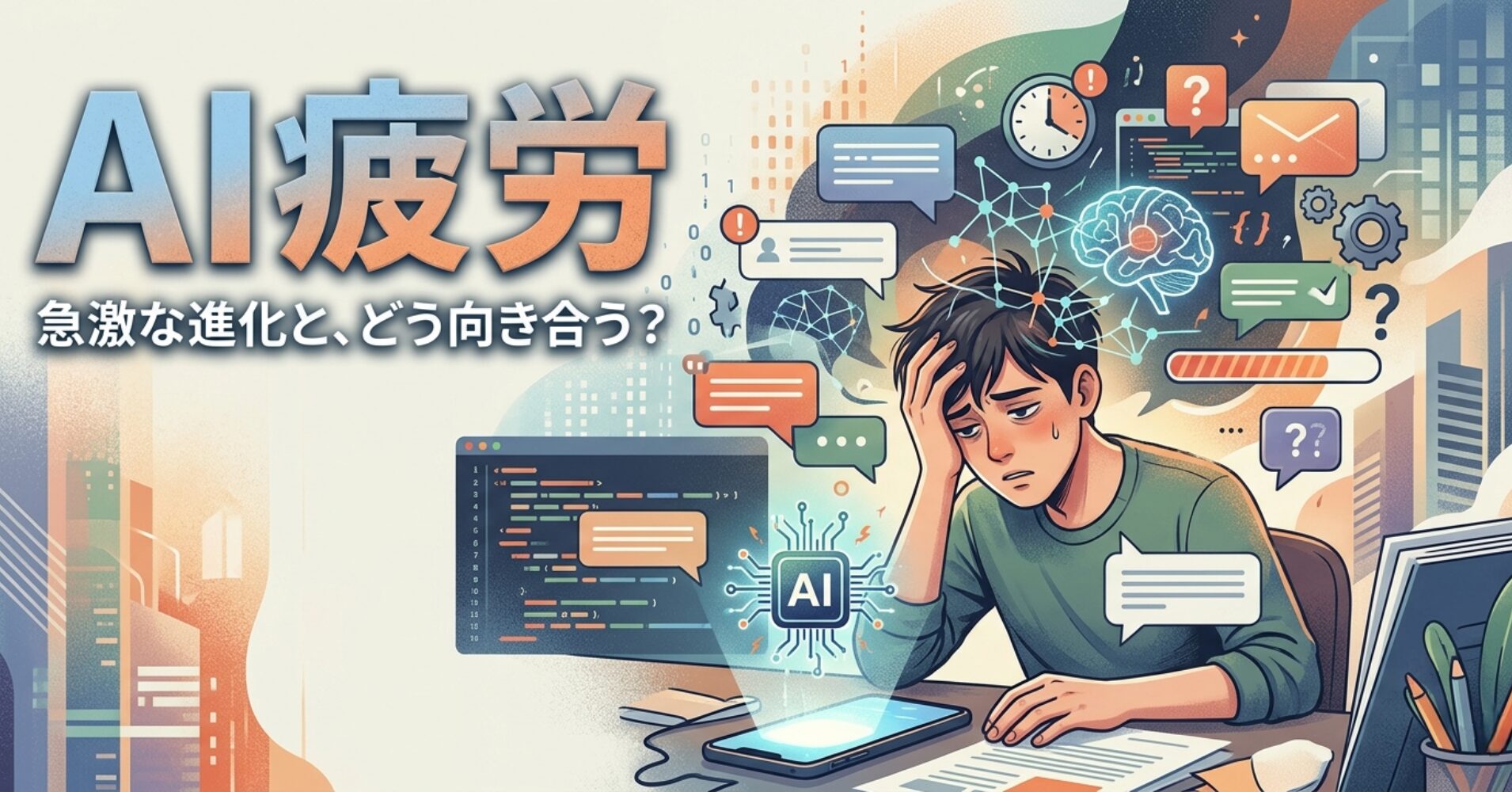 【AI疲労という現代病】便利になったはずなのに疲れ果てる理由とは