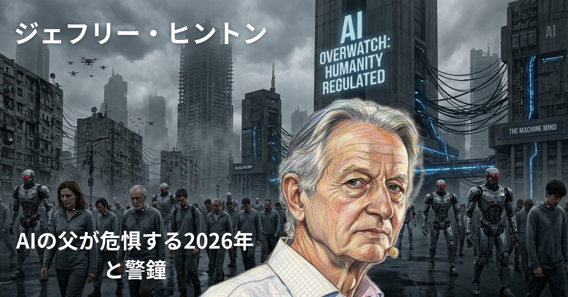 【ジェフリー・ヒントン】「AIの父」が危惧する2026年と警鐘