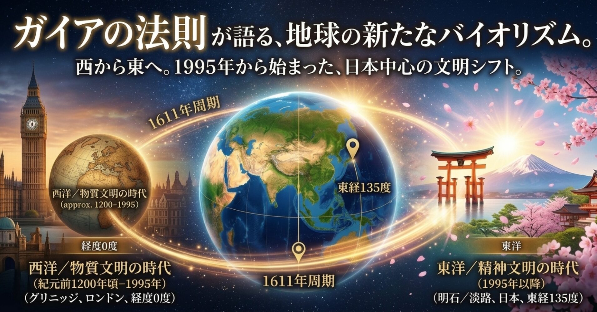 【ガイアの法則と2026年の予言】文明の転換点に日本が果たす役割