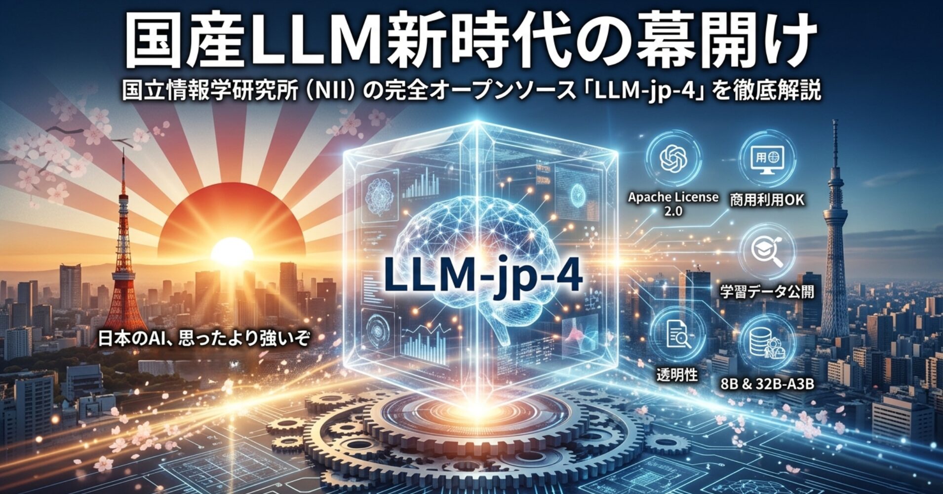 【LLM-jp-4】国産LLMが切り拓く新時代の幕開け