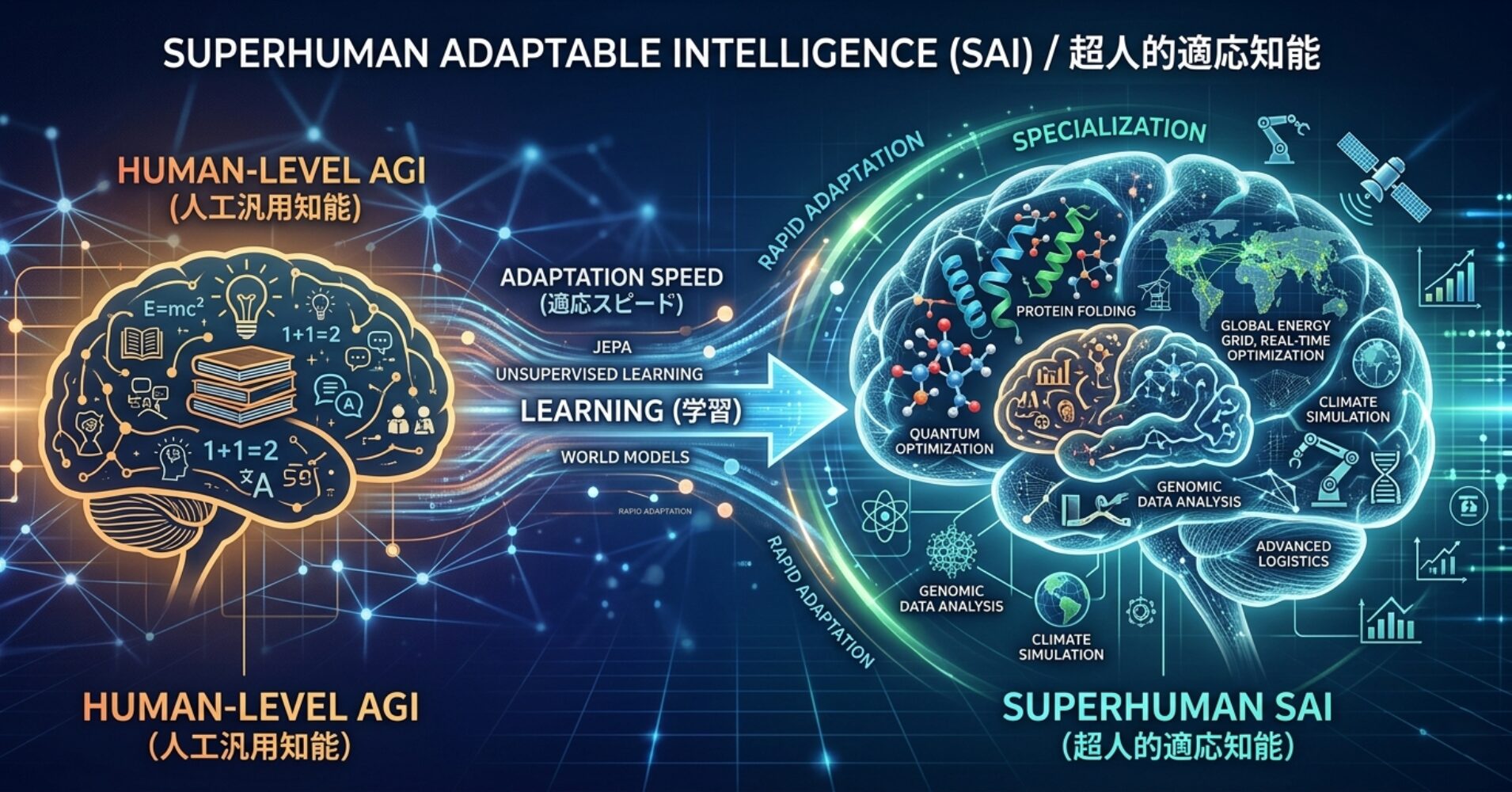 【超人的適応知能（SAI）】AIの新しい「北極星」が登場