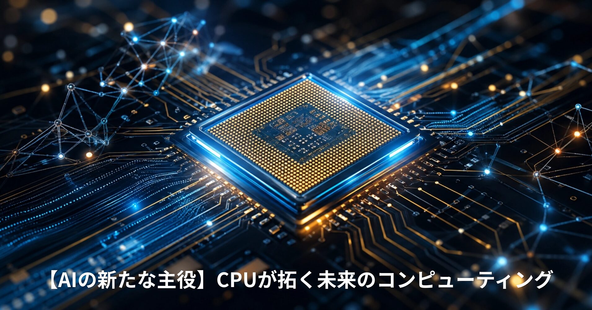 【AIの新たな主役】CPUが拓く未来のコンピューティング
