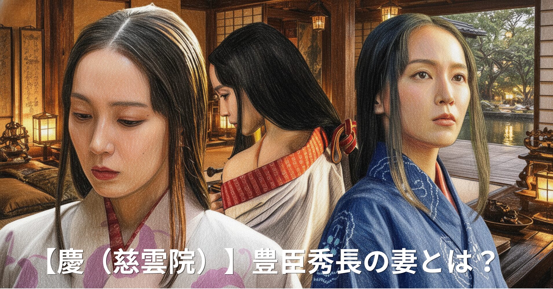 【慶（ちか；慈雲院）】豊臣秀長の妻とは？史実・出自・夫婦像を解説