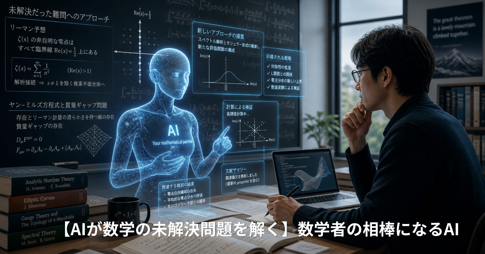 【AIが数学の未解決問題を解く】数学者の相棒になるAI