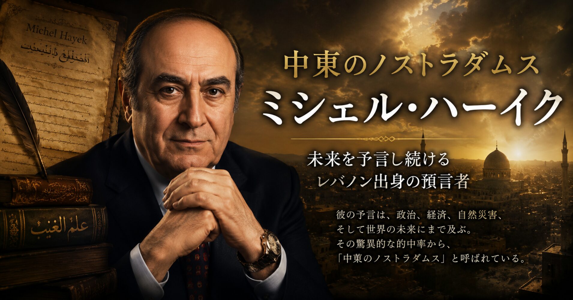 【ミシェル・ハーイク】中東のノストラダムスが視る2026年とは？
