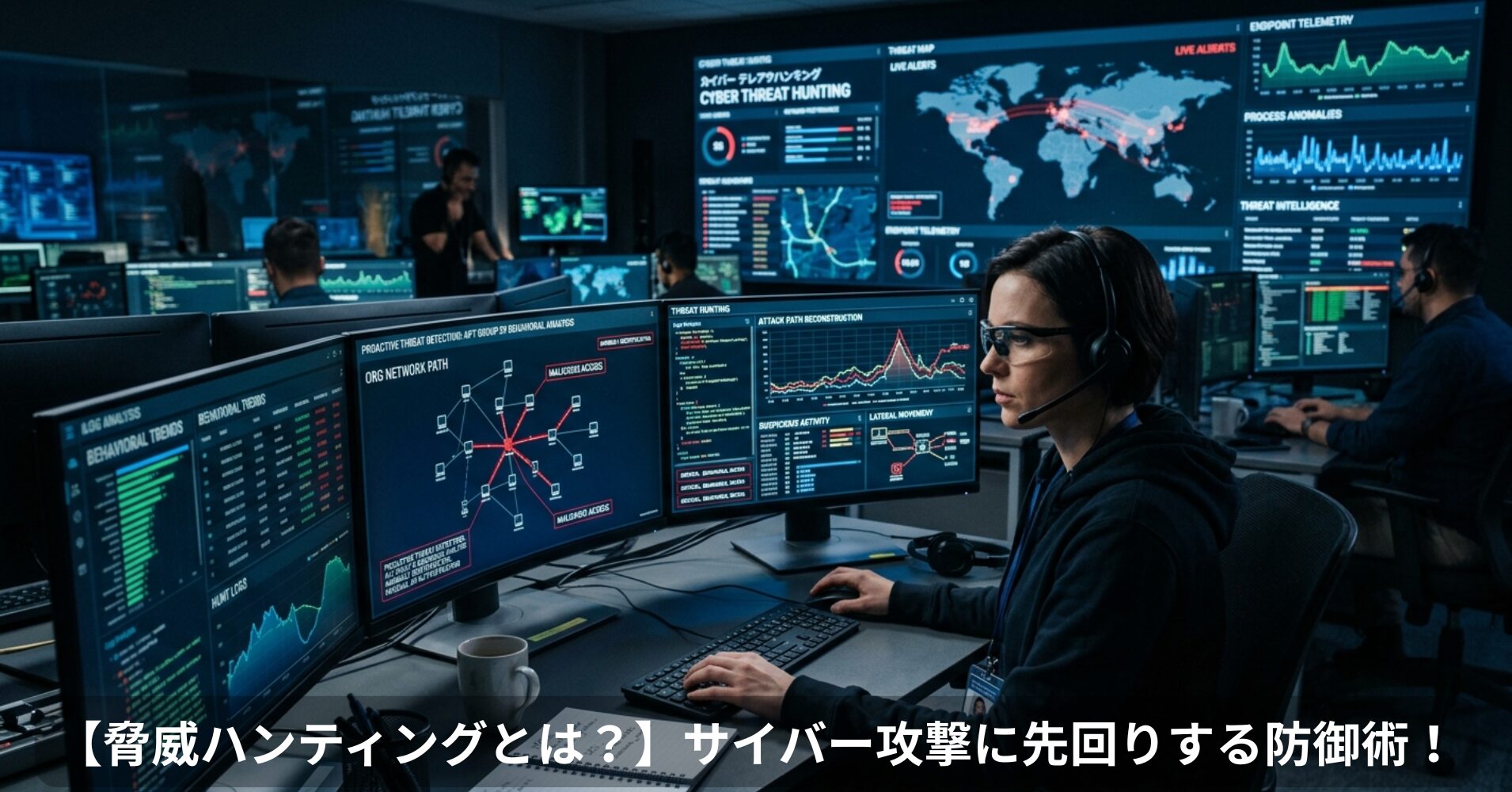 【脅威ハンティングとは？】サイバー攻撃に先回りする防御術！