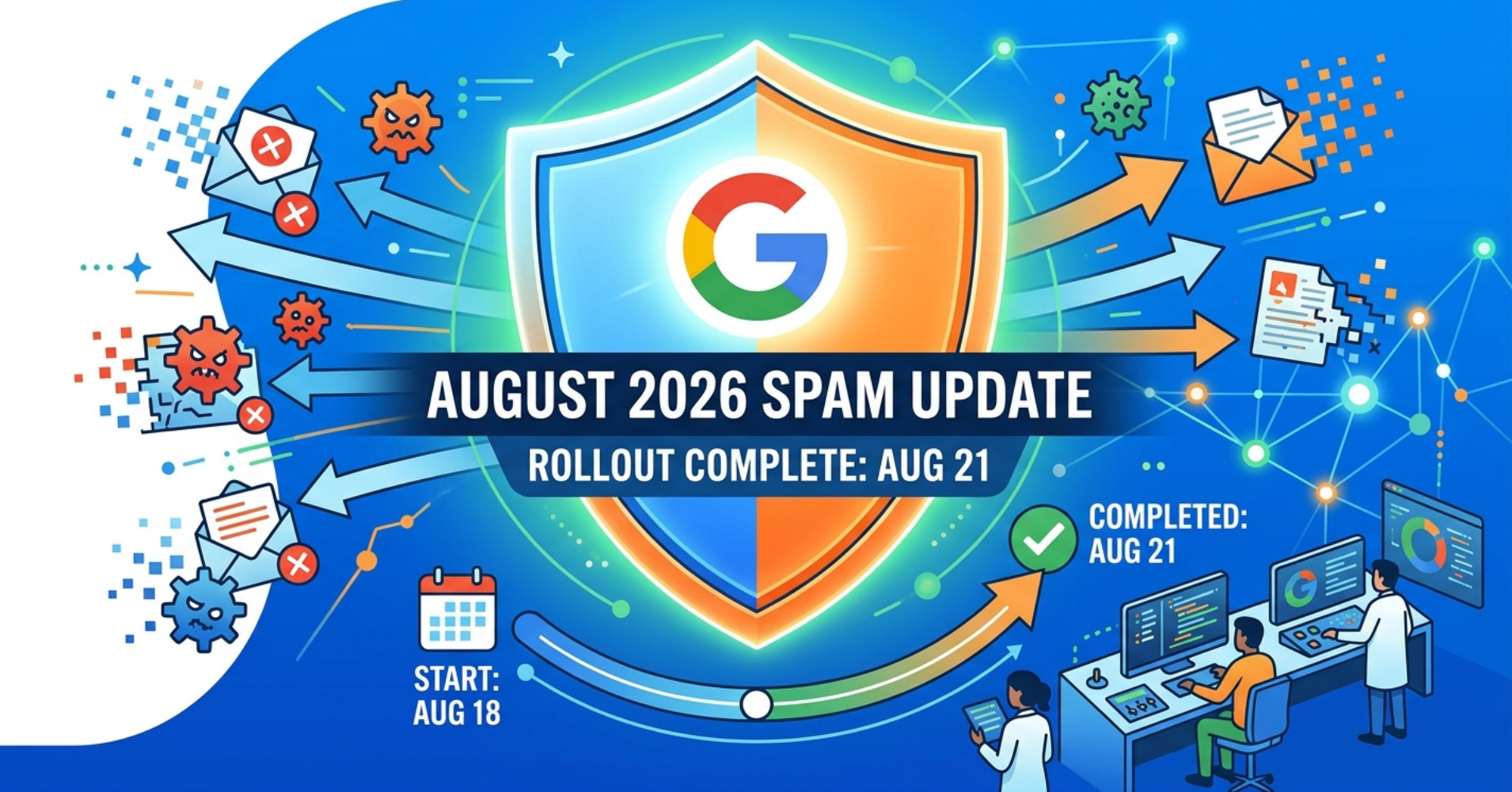 【2026年8月】Googleスパムアップデート展開完了！