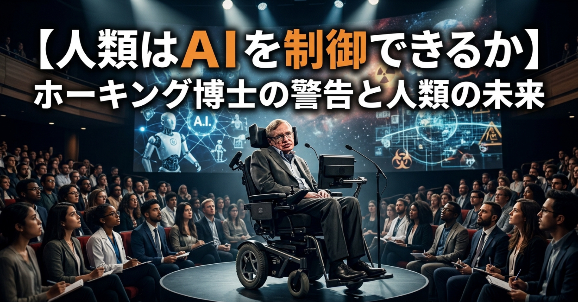 【人類は進歩を制御できるか】ホーキング博士が残した警鐘と未来への宿題