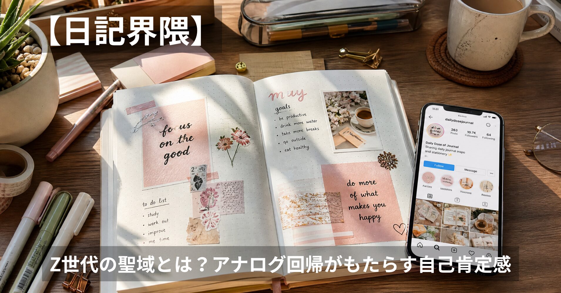 【日記界隈】Z世代の聖域とは？アナログ回帰がもたらす自己肯定感