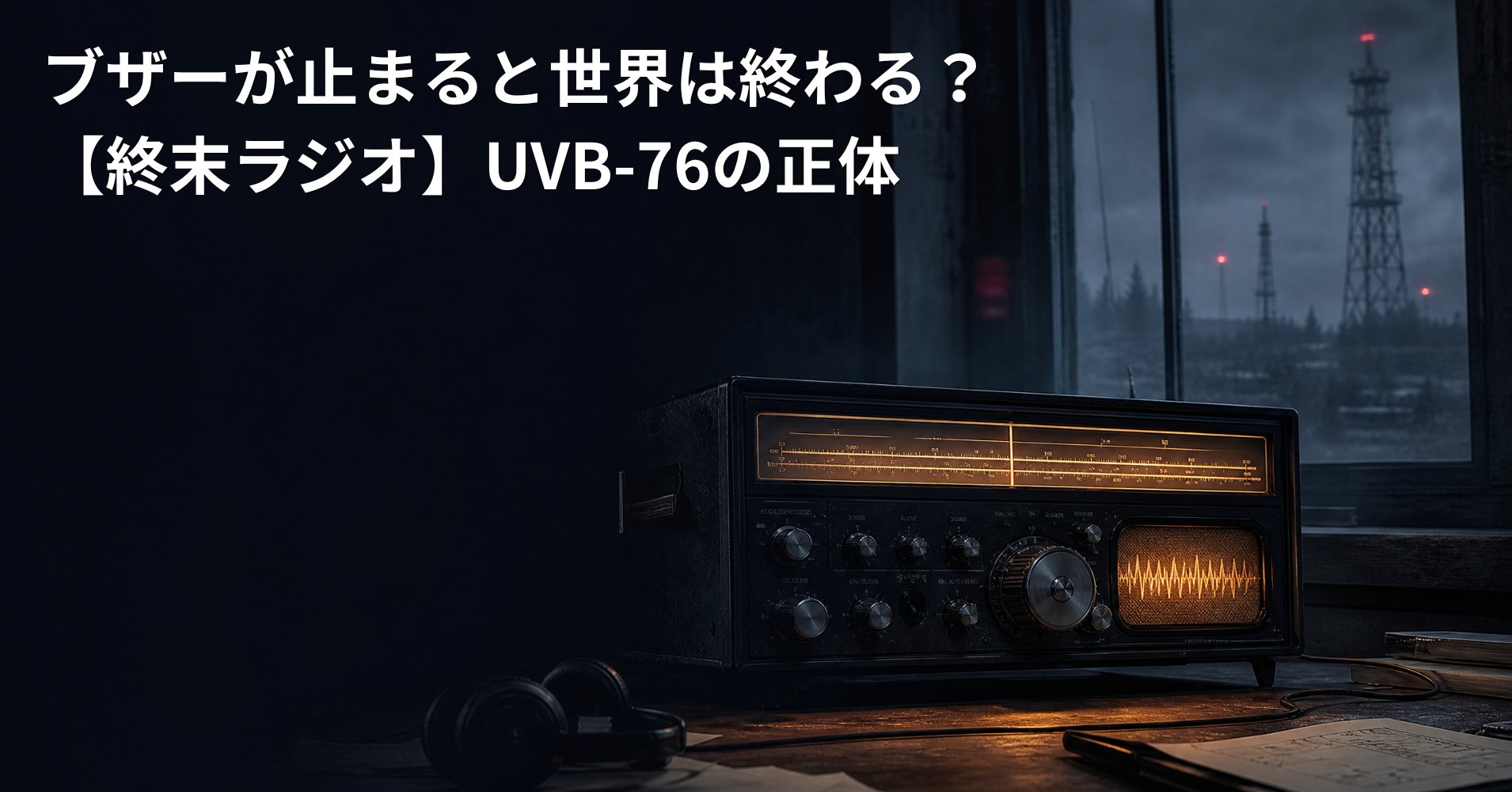 ブザーが止まると世界は終わる？謎の「終末ラジオ」UVB-76の正体