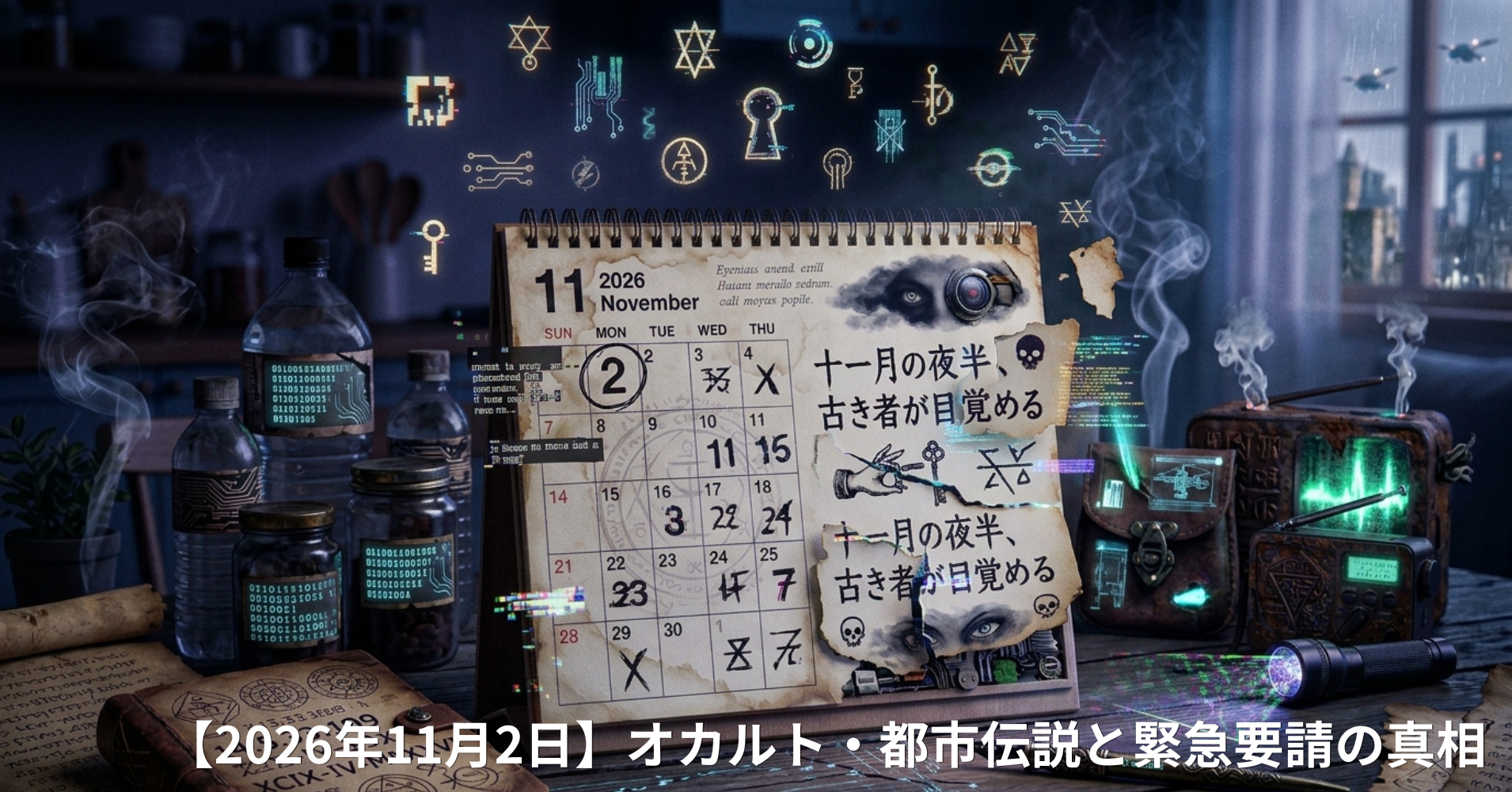 【2026年11月2日に何が起きる？】オカルト・都市伝説と緊急要請の真相